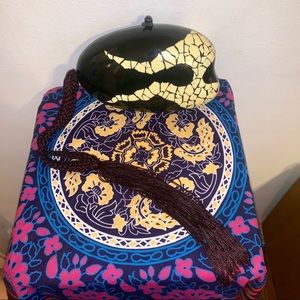 VINTAGE RAFEAL SANCHEZ handmade wooden bag + accs